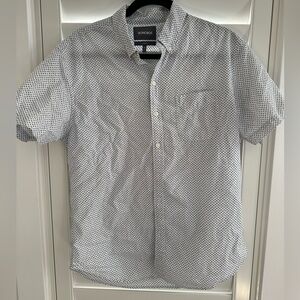 Bonobos Men's Dark Navy and White print shirt